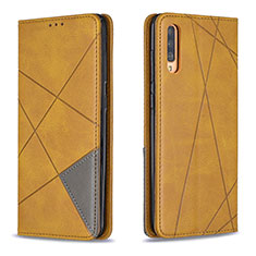 Funda de Cuero Cartera con Soporte Carcasa B07F para Samsung Galaxy A70S Marron Claro