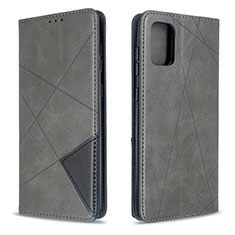 Funda de Cuero Cartera con Soporte Carcasa B07F para Samsung Galaxy A71 4G A715 Gris