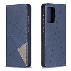 Funda de Cuero Cartera con Soporte Carcasa B07F para Samsung Galaxy A72 4G Azul