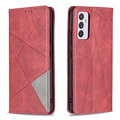 Funda de Cuero Cartera con Soporte Carcasa B07F para Samsung Galaxy M14 5G Rojo