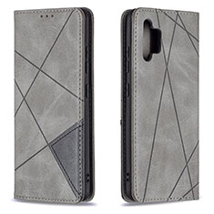 Funda de Cuero Cartera con Soporte Carcasa B07F para Samsung Galaxy M32 5G Gris