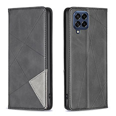 Funda de Cuero Cartera con Soporte Carcasa B07F para Samsung Galaxy M53 5G Negro