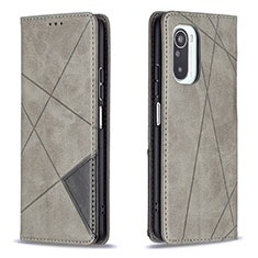 Funda de Cuero Cartera con Soporte Carcasa B07F para Xiaomi Mi 11i 5G Marron Claro