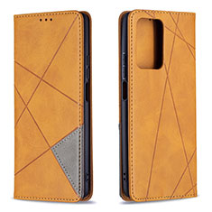 Funda de Cuero Cartera con Soporte Carcasa B07F para Xiaomi Mi 11T 5G Marron Claro