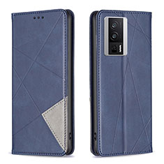 Funda de Cuero Cartera con Soporte Carcasa B07F para Xiaomi Poco F5 Pro 5G Azul