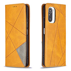 Funda de Cuero Cartera con Soporte Carcasa B07F para Xiaomi Redmi K40 Pro 5G Gris