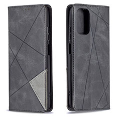 Funda de Cuero Cartera con Soporte Carcasa B07F para Xiaomi Redmi Note 10 4G Negro