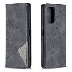 Funda de Cuero Cartera con Soporte Carcasa B07F para Xiaomi Redmi Note 10 Pro Max Negro