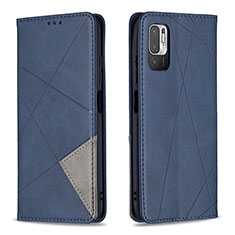 Funda de Cuero Cartera con Soporte Carcasa B07F para Xiaomi Redmi Note 11 SE 5G Azul