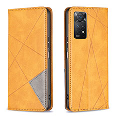 Funda de Cuero Cartera con Soporte Carcasa B07F para Xiaomi Redmi Note 12 Pro 4G Marron Claro