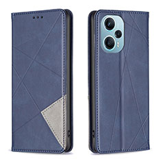 Funda de Cuero Cartera con Soporte Carcasa B07F para Xiaomi Redmi Note 12 Turbo 5G Azul