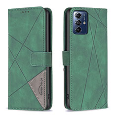 Funda de Cuero Cartera con Soporte Carcasa B08F para Motorola Moto G Power (2022) Verde