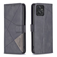 Funda de Cuero Cartera con Soporte Carcasa B08F para Motorola Moto G Power 5G (2023) Negro