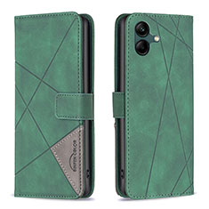 Funda de Cuero Cartera con Soporte Carcasa B08F para Samsung Galaxy A04E Verde