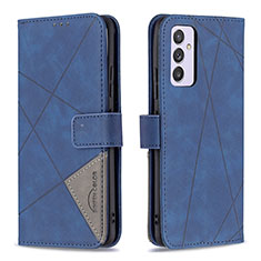 Funda de Cuero Cartera con Soporte Carcasa B08F para Samsung Galaxy A24 4G Azul