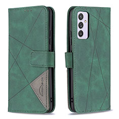 Funda de Cuero Cartera con Soporte Carcasa B08F para Samsung Galaxy A24 4G Verde