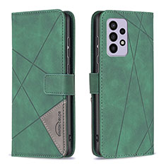 Funda de Cuero Cartera con Soporte Carcasa B08F para Samsung Galaxy A33 5G Verde