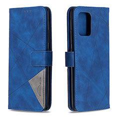 Funda de Cuero Cartera con Soporte Carcasa B08F para Samsung Galaxy M80S Azul