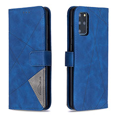 Funda de Cuero Cartera con Soporte Carcasa B08F para Samsung Galaxy S20 Plus Azul