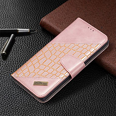 Funda de Cuero Cartera con Soporte Carcasa B08F para Samsung Galaxy S21 Ultra 5G Rosa