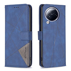 Funda de Cuero Cartera con Soporte Carcasa B08F para Xiaomi Civi 3 5G Azul