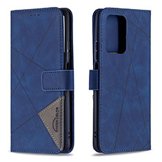 Funda de Cuero Cartera con Soporte Carcasa B08F para Xiaomi Mi 11T 5G Azul