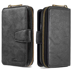 Funda de Cuero Cartera con Soporte Carcasa B10F para Samsung Galaxy A81 Negro