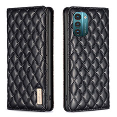 Funda de Cuero Cartera con Soporte Carcasa B11F para Nokia G21 Negro