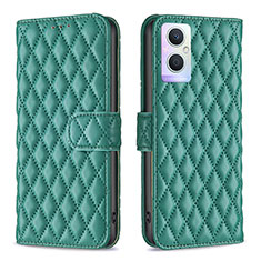 Funda de Cuero Cartera con Soporte Carcasa B11F para OnePlus Nord N20 5G Verde