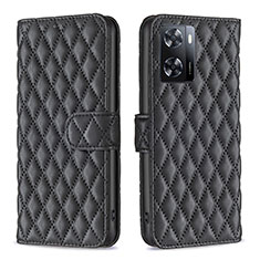 Funda de Cuero Cartera con Soporte Carcasa B11F para OnePlus Nord N20 SE Negro