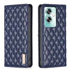 Funda de Cuero Cartera con Soporte Carcasa B11F para Oppo A2 5G Azul