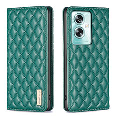 Funda de Cuero Cartera con Soporte Carcasa B11F para Oppo A2 5G Verde