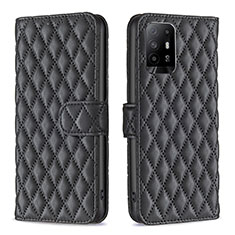 Funda de Cuero Cartera con Soporte Carcasa B11F para Oppo A94 5G Negro