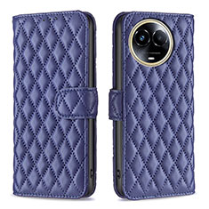 Funda de Cuero Cartera con Soporte Carcasa B11F para Realme 11 5G Azul