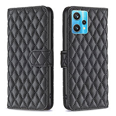 Funda de Cuero Cartera con Soporte Carcasa B11F para Realme 9 4G Negro