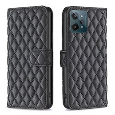 Funda de Cuero Cartera con Soporte Carcasa B11F para Realme C31 Negro