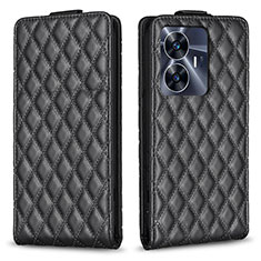 Funda de Cuero Cartera con Soporte Carcasa B11F para Realme C55 Negro