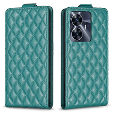 Funda de Cuero Cartera con Soporte Carcasa B11F para Realme Narzo N55 Verde