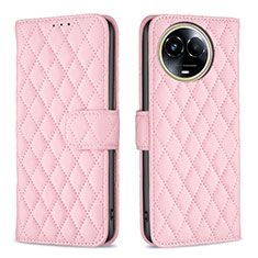 Funda de Cuero Cartera con Soporte Carcasa B11F para Realme V50s 5G Oro Rosa