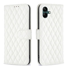 Funda de Cuero Cartera con Soporte Carcasa B11F para Samsung Galaxy A05 Blanco