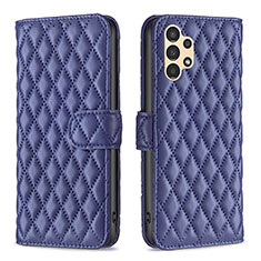 Funda de Cuero Cartera con Soporte Carcasa B11F para Samsung Galaxy A13 4G Azul