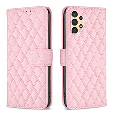 Funda de Cuero Cartera con Soporte Carcasa B11F para Samsung Galaxy A13 4G Morado