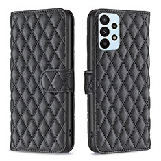 Funda de Cuero Cartera con Soporte Carcasa B11F para Samsung Galaxy A23 5G Negro