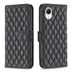 Funda de Cuero Cartera con Soporte Carcasa B11F para Samsung Galaxy A23 5G SC-56C Negro