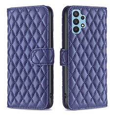 Funda de Cuero Cartera con Soporte Carcasa B11F para Samsung Galaxy A32 4G Azul