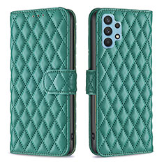 Funda de Cuero Cartera con Soporte Carcasa B11F para Samsung Galaxy A32 4G Verde