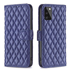 Funda de Cuero Cartera con Soporte Carcasa B11F para Samsung Galaxy A41 Azul