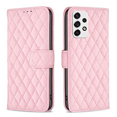 Funda de Cuero Cartera con Soporte Carcasa B11F para Samsung Galaxy A53 5G Oro Rosa