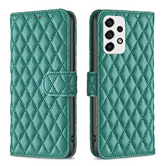 Funda de Cuero Cartera con Soporte Carcasa B11F para Samsung Galaxy A53 5G Verde