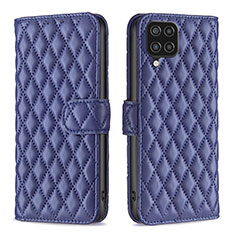 Funda de Cuero Cartera con Soporte Carcasa B11F para Samsung Galaxy M12 Azul